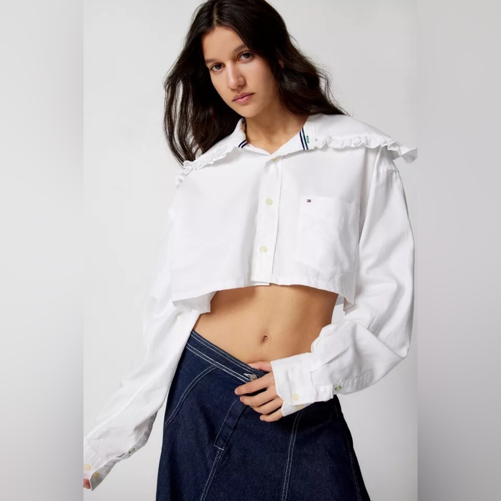 Urban Renewal White Button Down Shirt